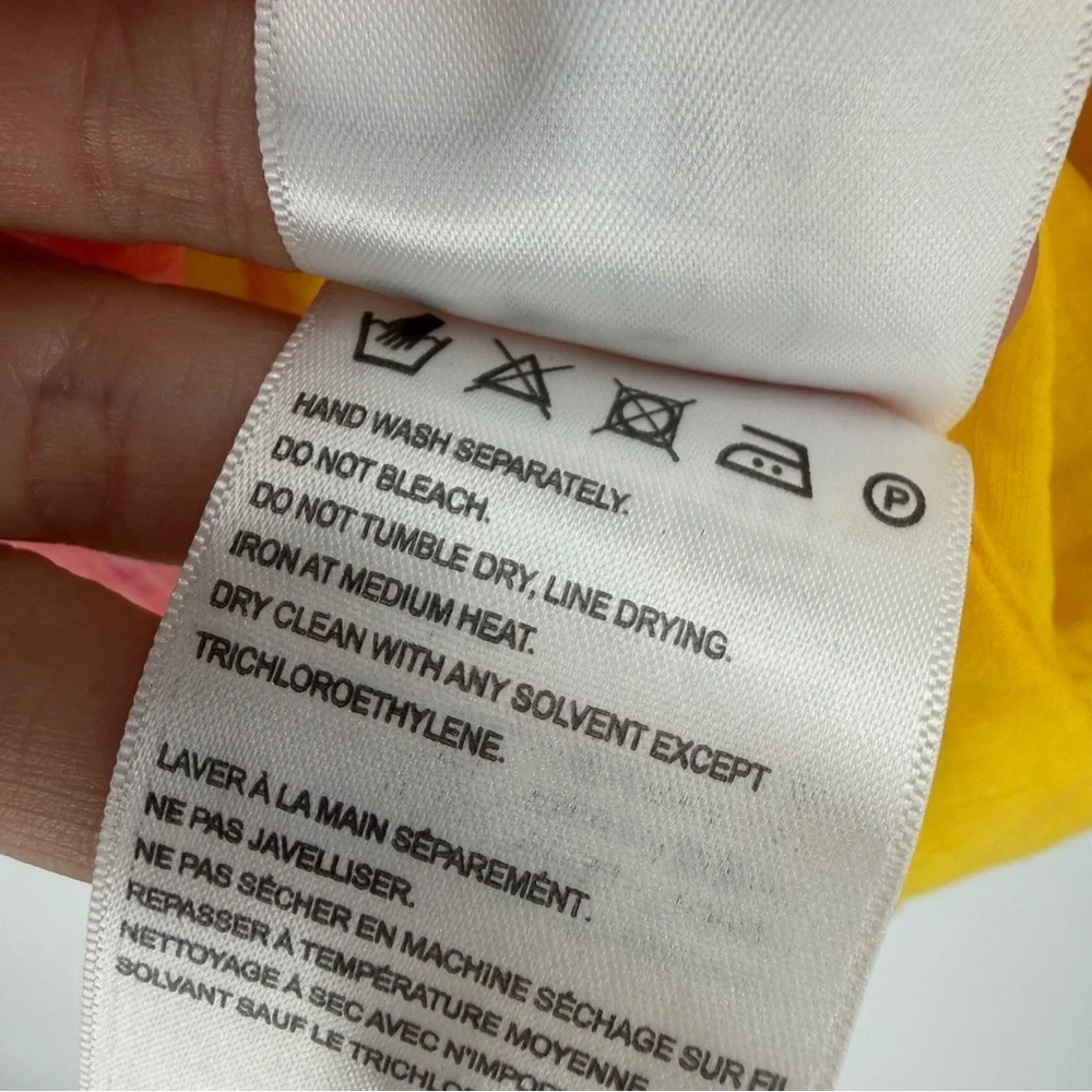 Farm Rio Dream Garden Ruffle Mini Dress Multicolor Size M Tropical Beach Vacay - Picture 6 of 8